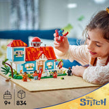 LEGO Ç€ Disney Beach House från "Lilo and Stitch" - Byggbar leksak med 6 rum, observatorium, rymdskepp och 5 minifigurer - födelsedagspresent för flickor och pojkar 9+ och fans 43268 Besuche den LEGO-Store byggset