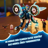 LEGO Dreamzzz Zoey's Cat Motorcycle 2 i 1 Gåva för 7+ år Djurmodell Byggkloss Leksak Motorcykel Fantasy Lekset för pojkar och flickor 71479 Byggset Beuche den LEGO-Store