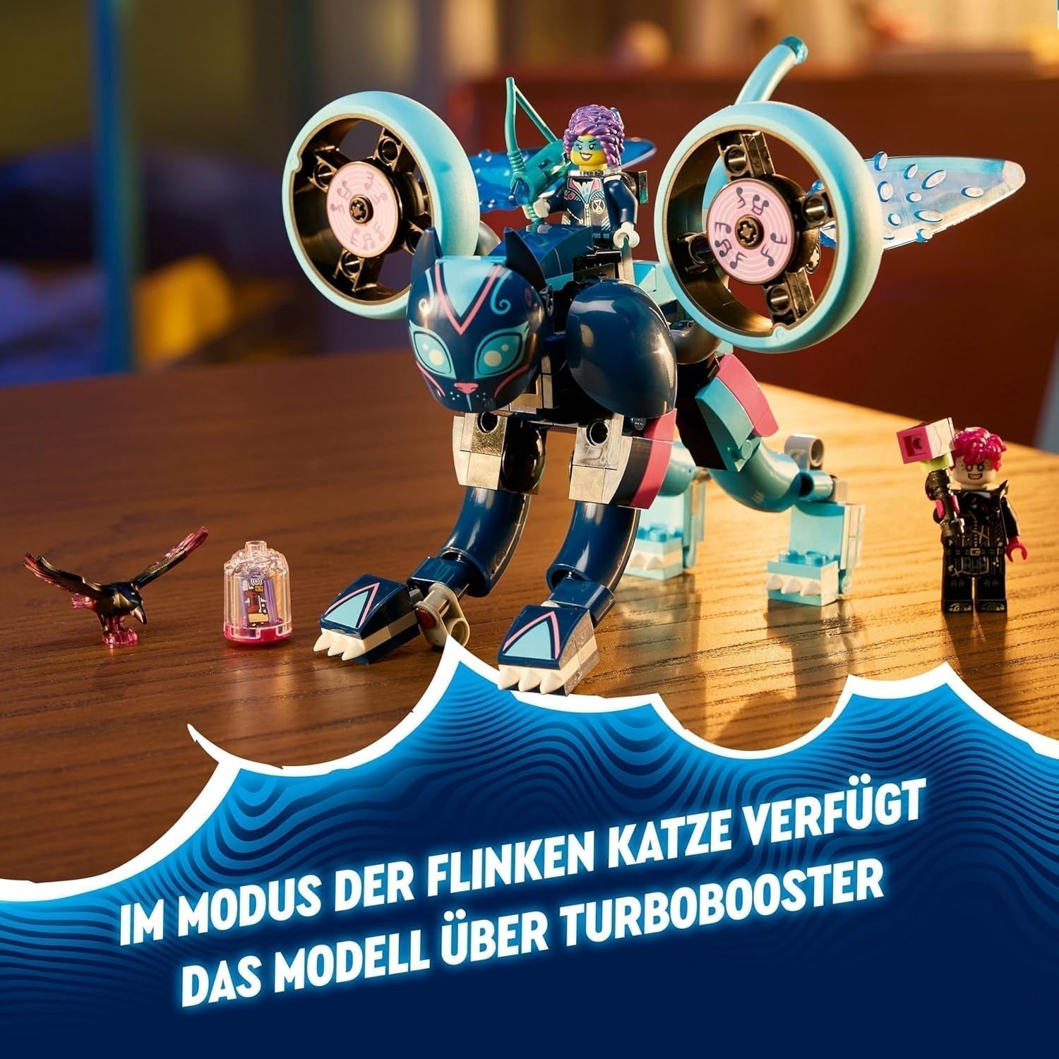 LEGO Dreamzzz Zoey's Cat Motorcycle 2 i 1 Gåva för 7+ år Djurmodell Byggkloss Leksak Motorcykel Fantasy Lekset för pojkar och flickor 71479 Byggset Beuche den LEGO-Store