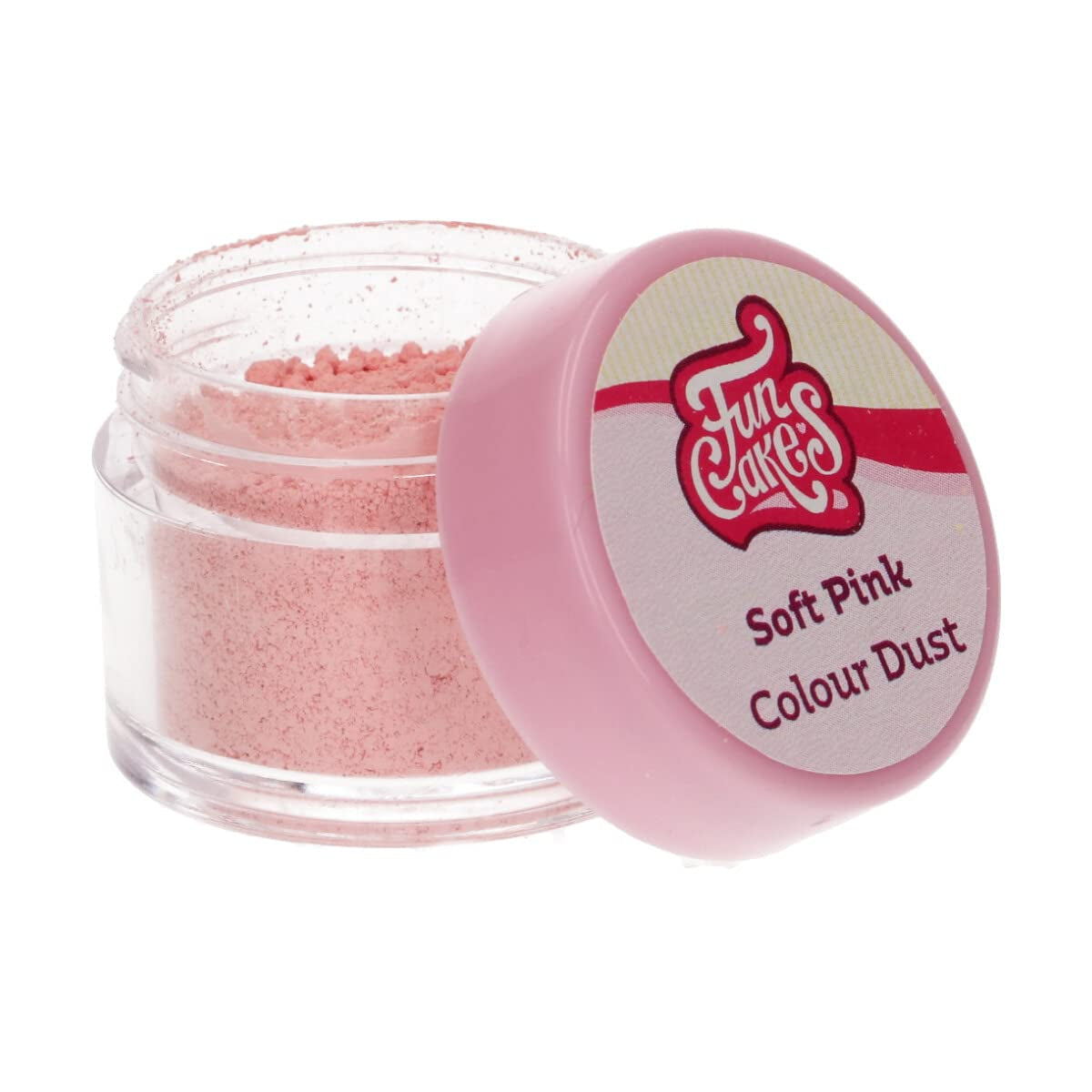 Funcakes Color Dust Pink Pal: Livsmedelsfärgpulver, för att dekorera tårtor, Halal-certifierat