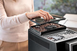 De'Longhi Magnifica S Smart ECAM 230.13.B Helautomatisk espressomaskin med mjölkskummare för cappuccino, espresso, kaffe och långkaffe, direktvalsknappar och vridreglage, 2-koppsfunktion, svart