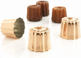Bakformar, koppar, 17,5 x 6 x 6 cm, 3 st Bakformar och plåtar Naty Shop