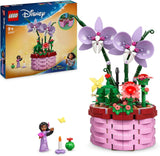 LEGO Ç€ Disney Encanto Isabellas blomkruka, barnset med byggbar leksaksorkidé, dekorativt byggset med filmkaraktär minidocka, presentidé för tjejer och pojkar från 9 år 43237 Byggset Beuche den LEGO-Store Single