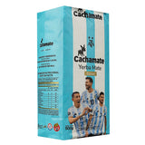 CACHAMATE Mundial Suave 500G | Specialutgåva fotboll | Argentinska Yerba Mate | 12 månaders naturlig mognad | Antioxidant och diuretiska egenskaper