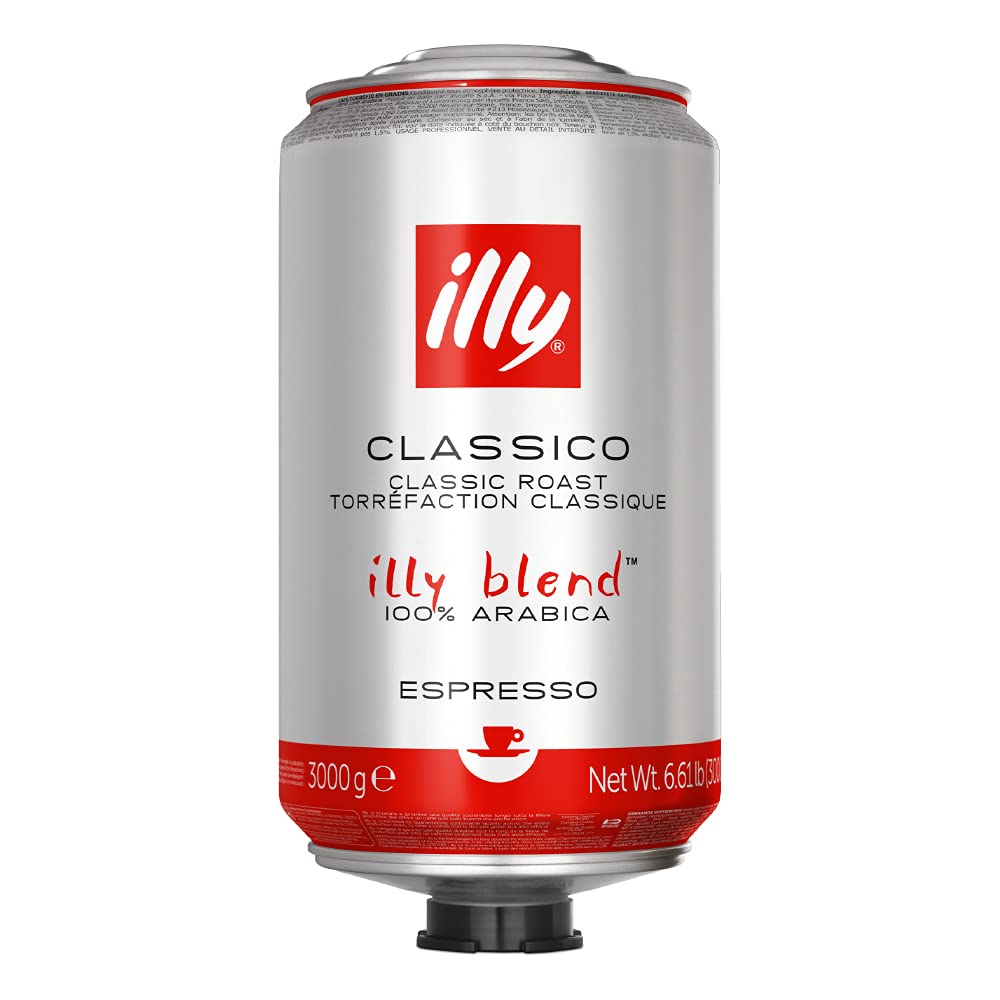 Illy normalt rostade kaffebönor, 3 kg kartong