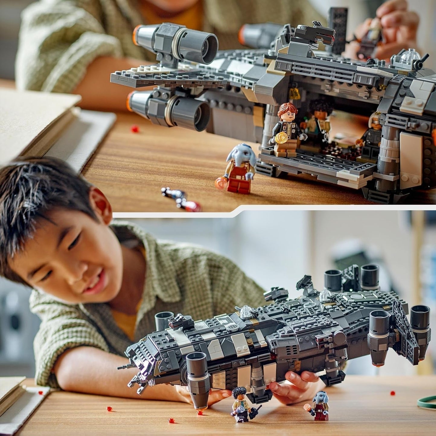 LEGO Star Wars: Skeleton Crew Onyx Cinder, byggbar och samlarbar rymdskeppsleksak för pojkar och flickor med 5 tecken, presentidé för fans från 10 år 75374 Byggset Besuche den LEGO-Store