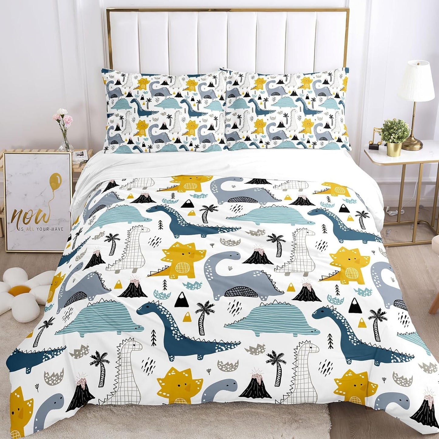 Sängkläder för barn, Dinosaur Sängkläder - barn Naty Shop A-2 220 X 240 Cm