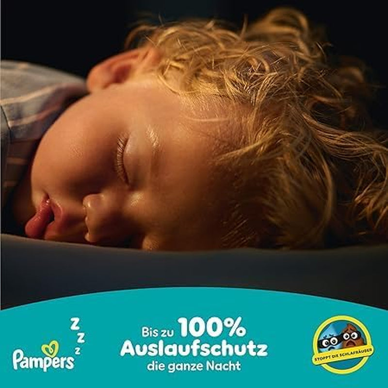 Pampers Harmony blöjor storlek 2, 204 blöjor, 4 kg-8 kg, skonsamt hudskydd med 100 % Pampers skydd