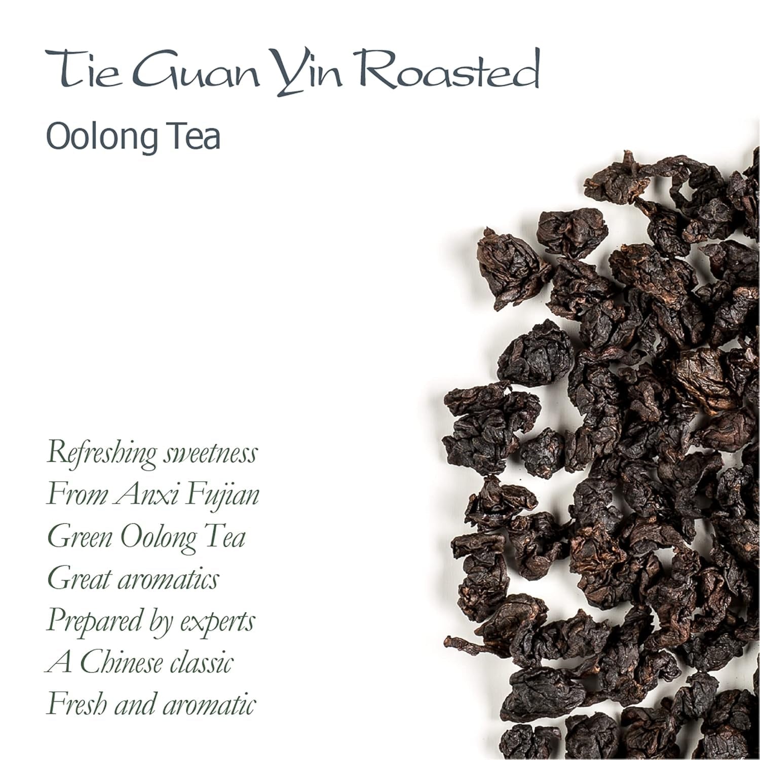 Tie Guan Yin Oolong Tea - Rostat blått te Ti Kuan Yin Kina - kinesiskt Wu Long Tea Tieguanyin - Blått te Olongh Tea Olongo Tea