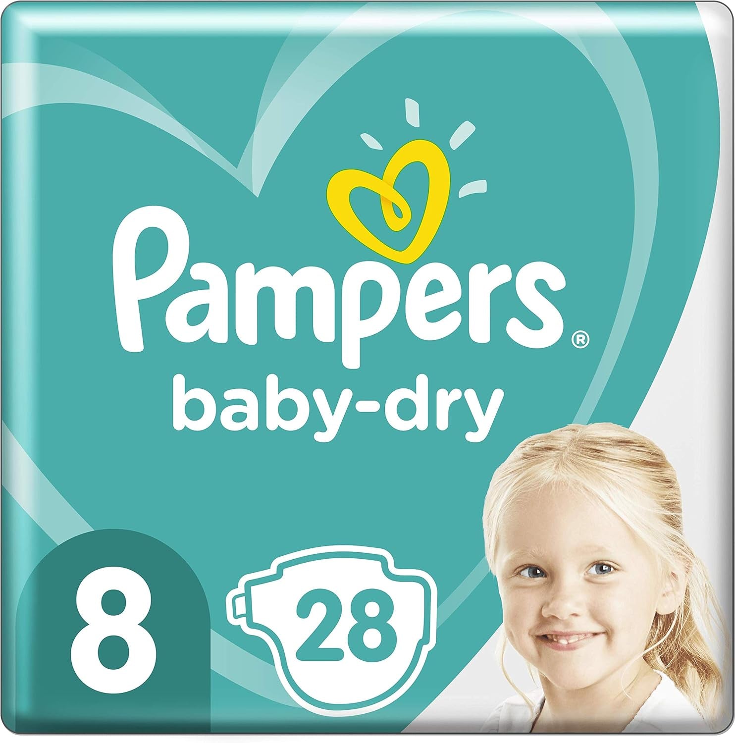 Blöjor Pampers 81657566 Baby-Dry Byxor, vit