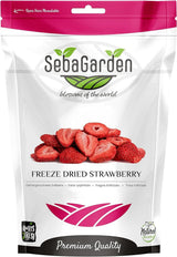 Seba Garden Premium Dehydrated Delicious Mediterranean Strawberrys Non-GMO & Vegan Naty Shop Dehydrated Products 100 G