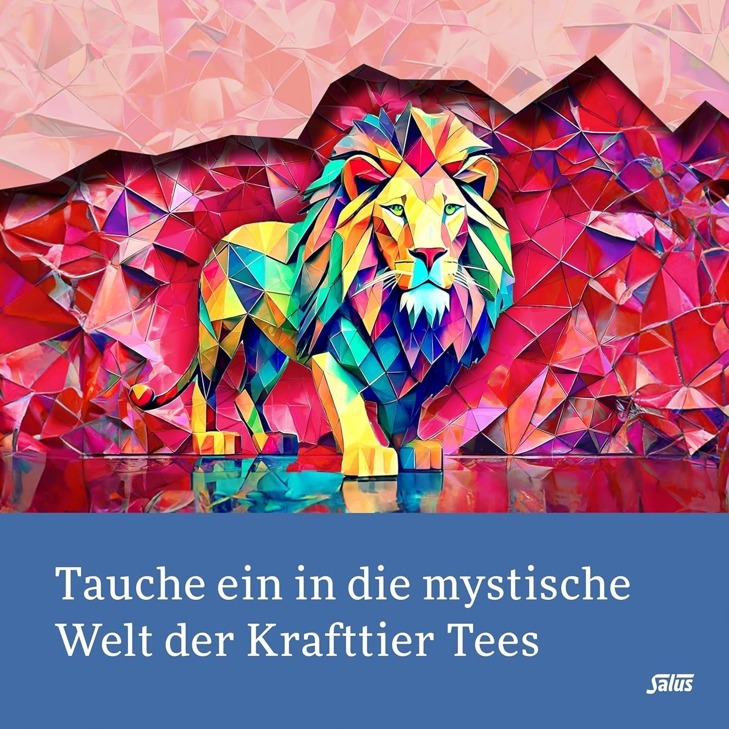 Salus - Krafttier Tea - The Quiet Cat - 1X 15 filterpåsar (28,5g) - Mynta örtte med Ashwagandha - Ekologiskt