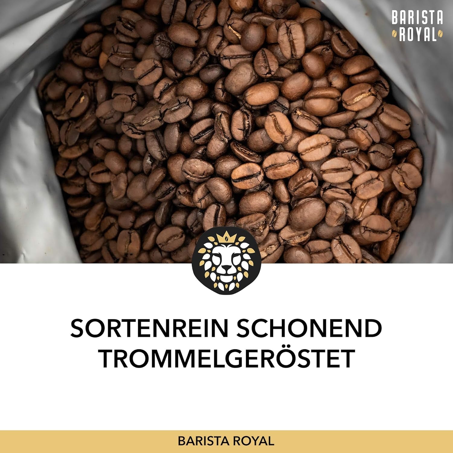 BARISTA ROYAL Bio Kaffeebohnen 1kg "Special Selection" | Frische Kaffeebohnen direkt gehandelt | 70% Arabica, 30% Robusta Kaffee ganze Bohnen | Idealisk för helautomatiska och filtermaskiner