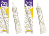 Günthart Backdecor 25 g Socker med bokstäver GULD För alla desserter i gyllene färg Tillverkad av socker för vackra bokstäver och motiv, 1 förpackning (25 g)