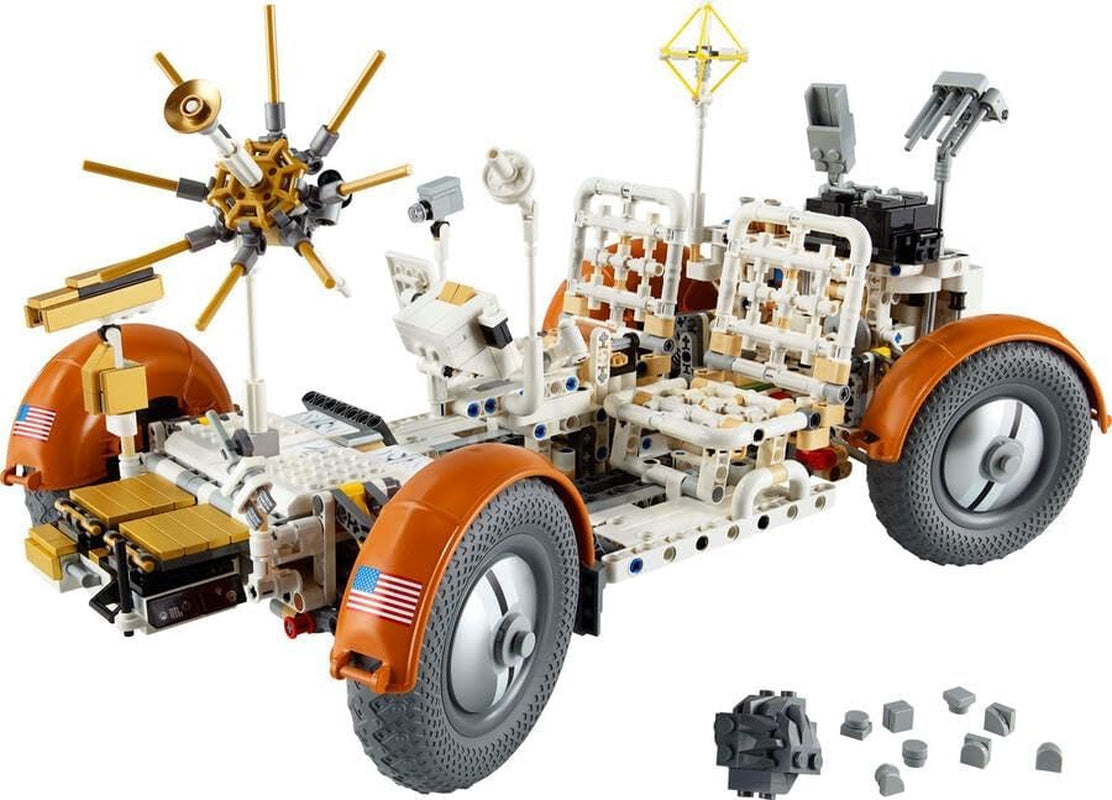 LEGO Technic NASA Apollo Lunar Roving Vehicle (LRV), Lunar Rover-modell för vuxna, Space Collectible för vetenskapsentusiaster, Byggleksak, Space Vehicle Model 42182 Byggset Besuche den LEGO-Store