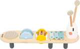 Janod - Sweet Cocoon musikaliska spår - 5 musikaktiviteter för barn - Tidig musikalisk utbildning - FSC träleksak - Från 12 månader, J04058 Baby Toys Naty Shop