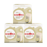 Gimoka Kaffeekapseln, Gesmack WEISSE CHOKOLADE - 48 Kapseln Kompatibel med Kaffeemaschinen der Marke Nescafè* Dolce Gusto*, 48 Stück (3 x 16 Getränke), Hergestellt i Italien