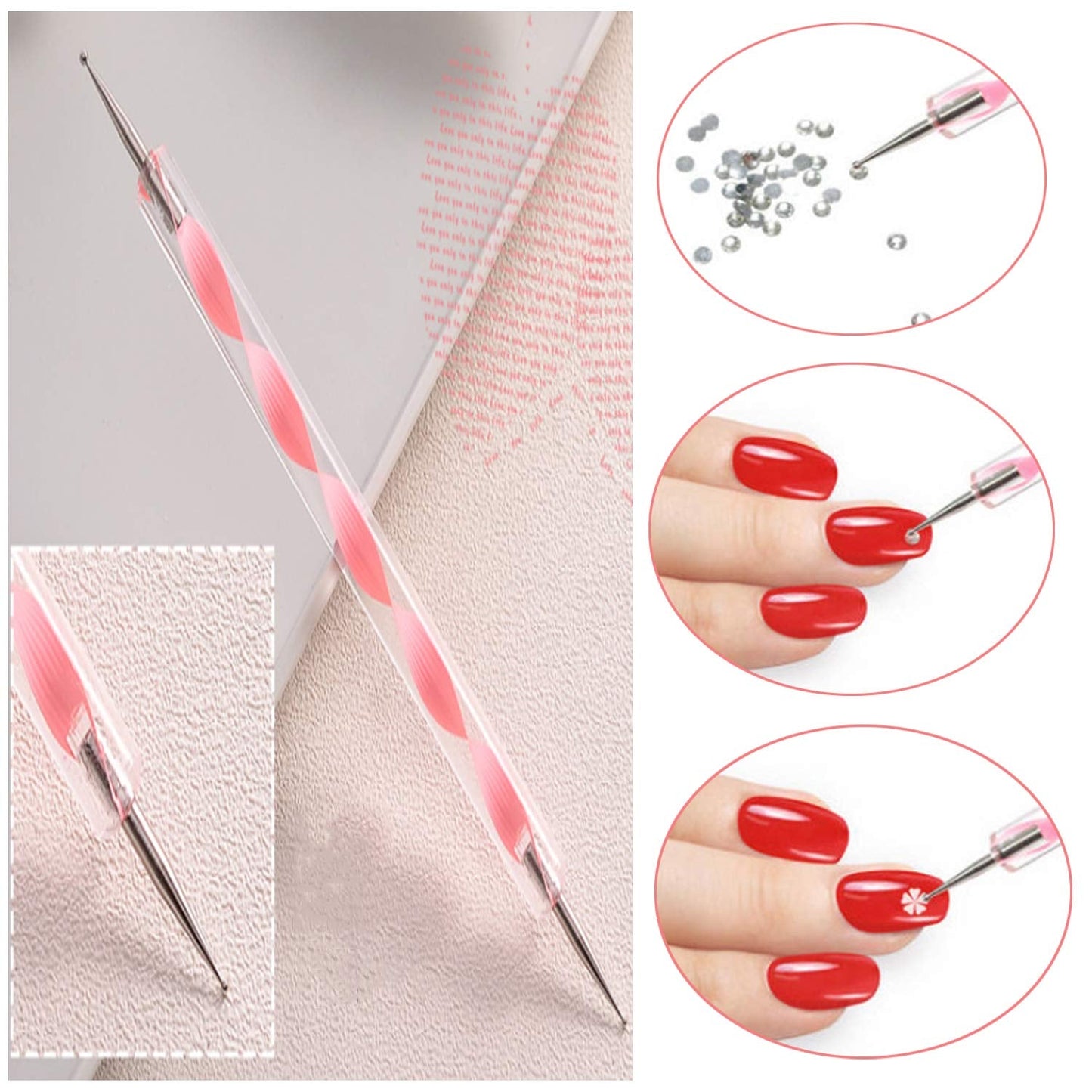 8 Boxen Nail Art Strass Kit - Nail Art Gemischt Strass Set, Nagel Kunst Strasssteine ​​Gems Perlen Edelsteine ​​Bunt Pferdeaugen Strass Für Nageldesign Zubehör Mit 1 Pinzetten Und 1 Strass Picker Für DIY