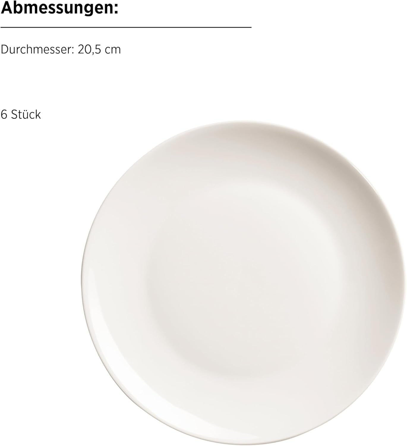 MÄSER 934105 Belmira-serien, klassisk kaffeservis för 6, 18-delad kaffeservis, tidlös, elegant, delikat, porslin, vit