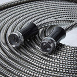 30 m trädgårdsslang, 304 metallvattenslang i rostfritt stål, 30 m flexibel slang, anti-snäll, ultralätt och hållbar, rivbeständig, lätt att linda upp, 500 PSI