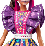 2022 Día De Muertos barbiedocka med rufsig traditionell klänning, blomsterkrans och Calavera ansiktsfärg, present till samlare