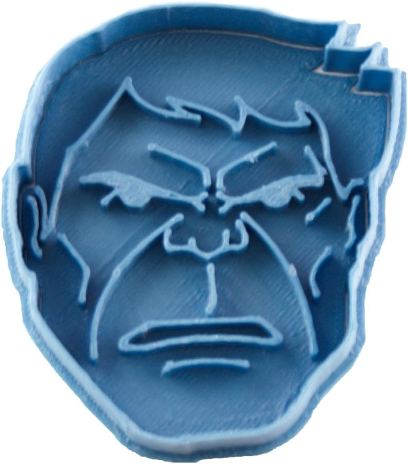Hulk kakskärare, blå, 8 x 7 x 1,5 cm