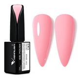 VENALISA Coral Orange UV Nagellack 15ml Gel Nagellack För UV Nagellampa Transparent Coral Orange Gel Nagellack Modeller För DIY Nageldesign