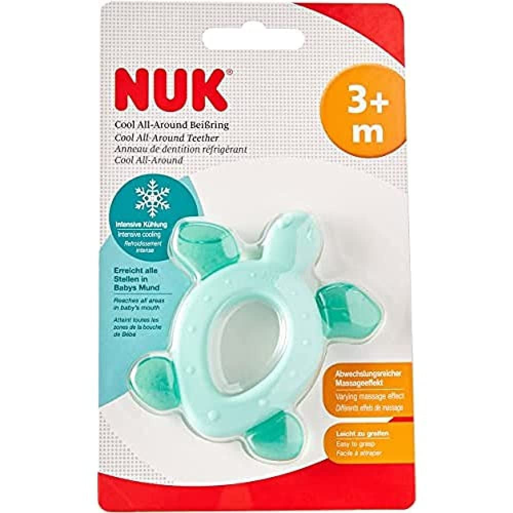 NUK Cool All-Around tandring med kylelement, från 3 månader, 1 st, flerfärgad