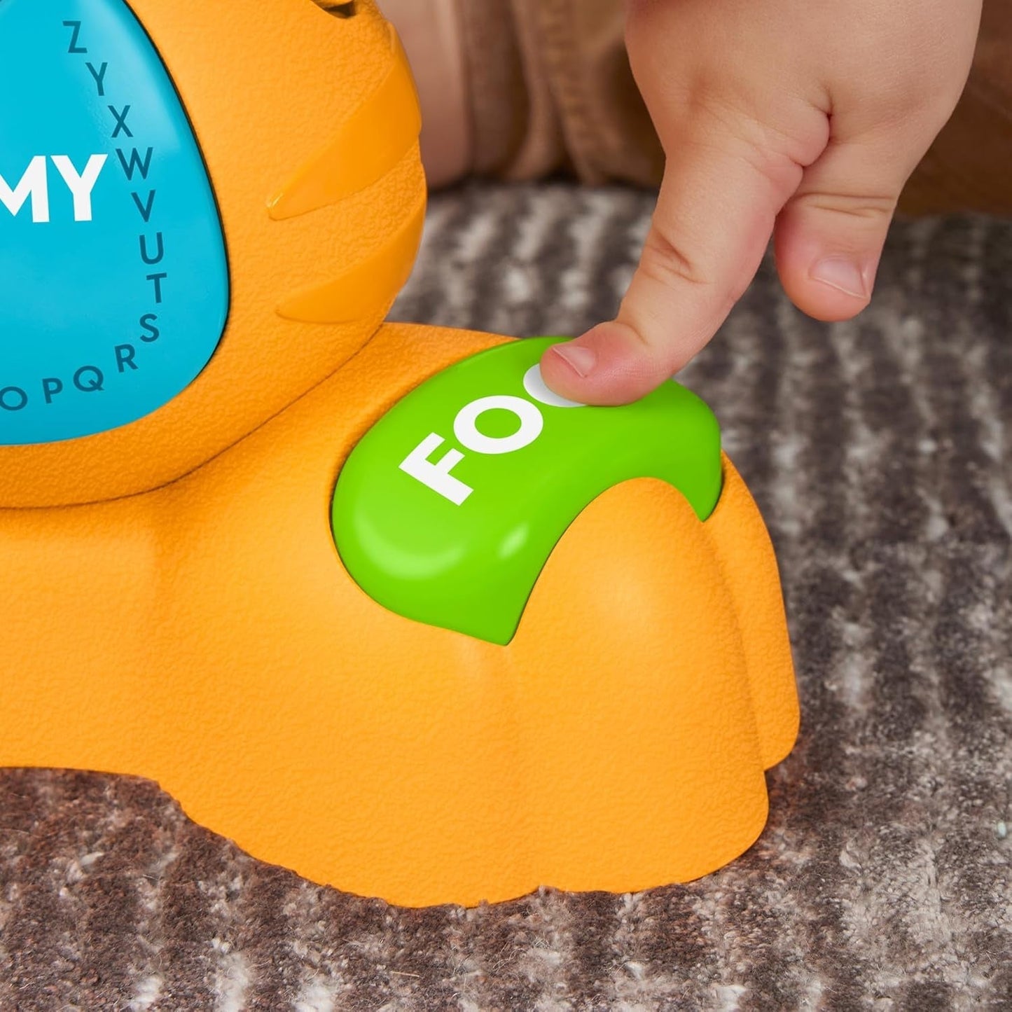 Fisher-Price pedagogisk leksak för baby och småbarn, Beat Bande Learning & Dancing Tiger Justin med ljud och ljus för bebisar från 9 månader, italiensk version, HYL04 Baby Toys Naty Shop