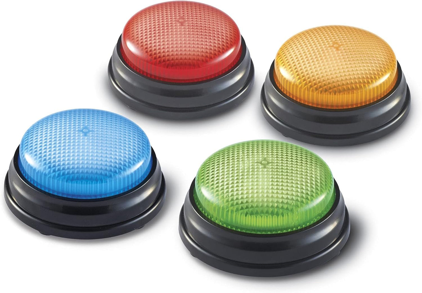 Lärmedel Ljus & Ljud Buzzer pedagogiska spel från 3 år Frågeleksak för barn med 4 olika ljud för spelkvällar och klassrum Leksaker Bebe Naty Shop