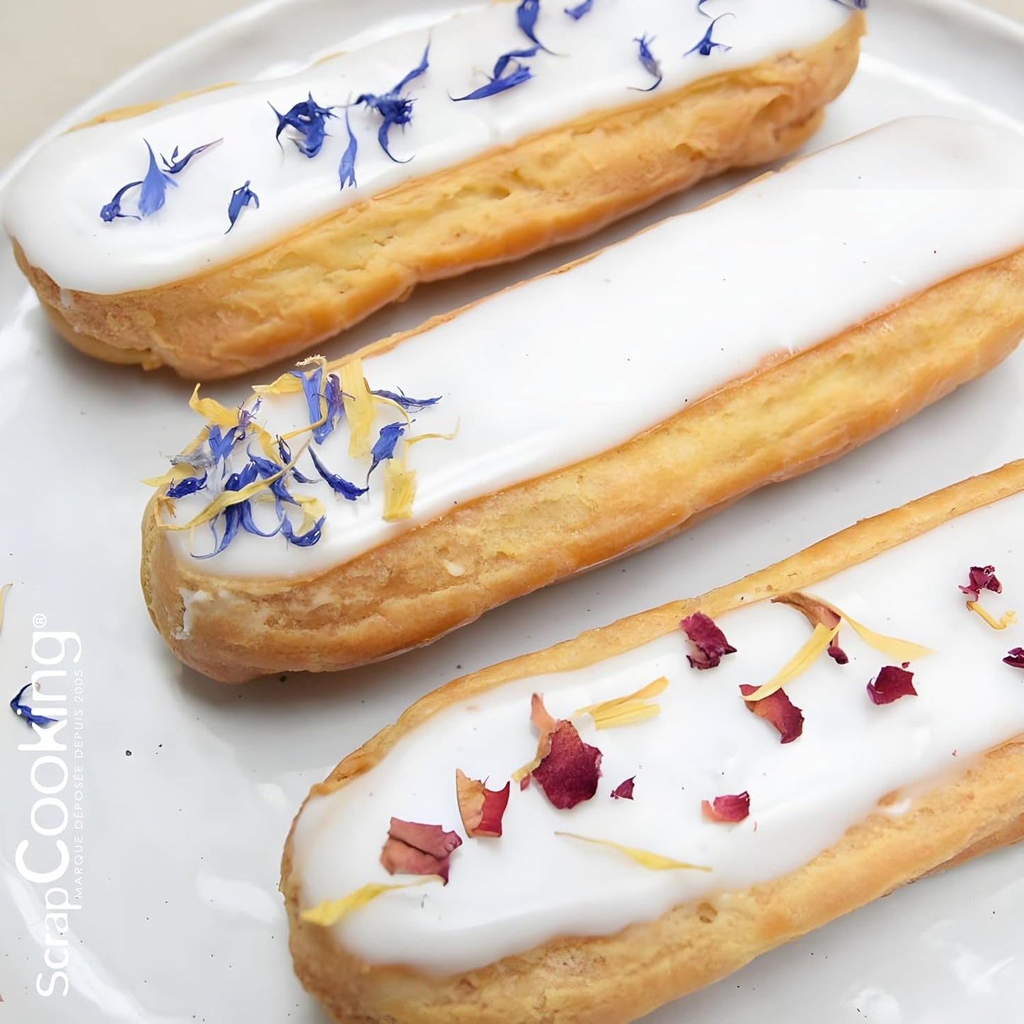 ScrapCooking - Torkade ringblommor 3,5 g - Ätliga blommor - Matdekorationer för bakning - För efterrätter, kakor, tårtor, muffins - Jul, vår, födelsedag - Gyllene gul - 7471