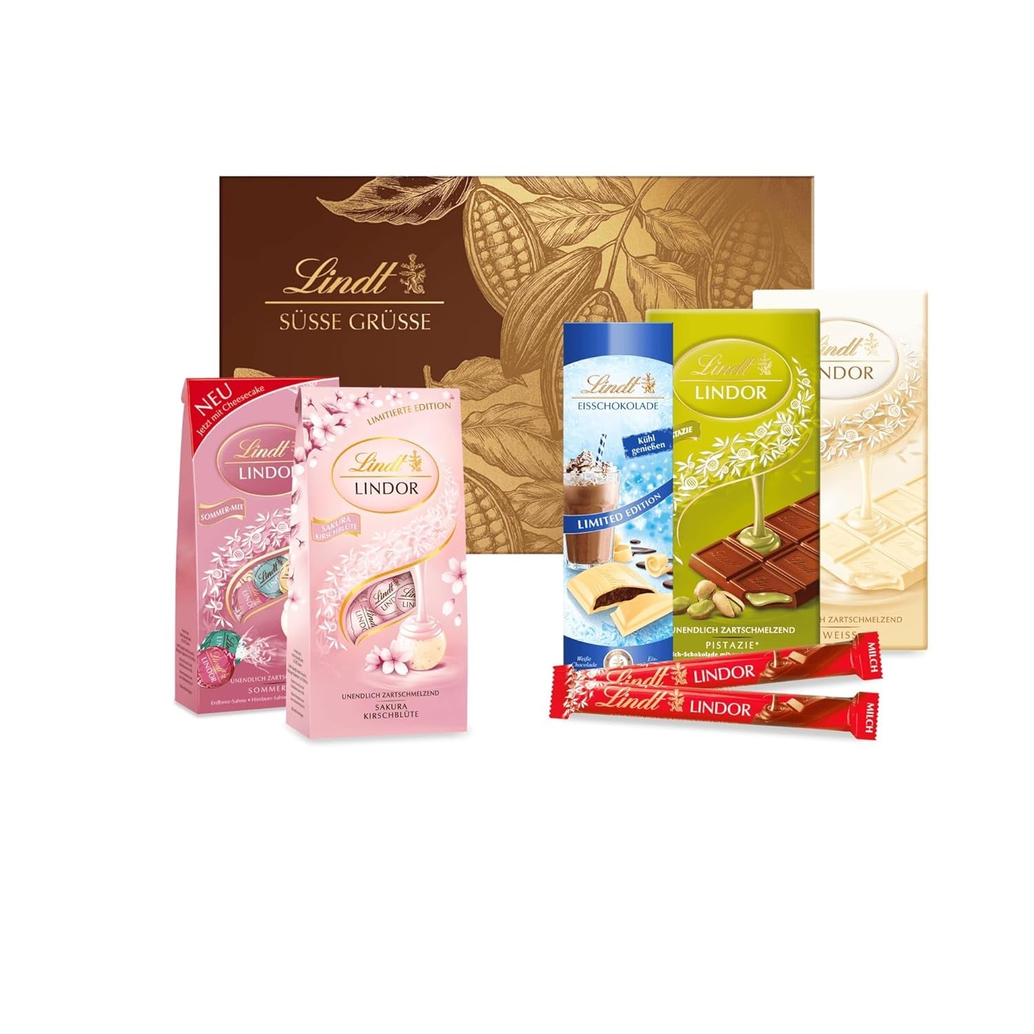 Lindt Choklad | LINDOR sortiment | 1371g | 110 tryffel i fin choklad med smält-i-mun-fyllning | Gåva av choklad att dela