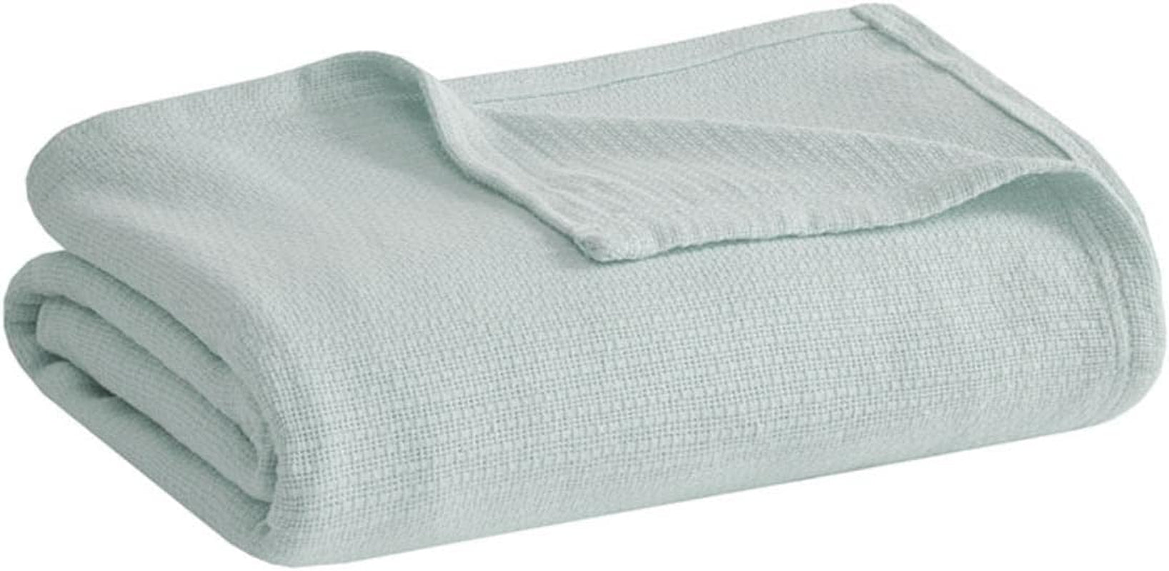 Madison Park Freshspun Wicker Twin Grå bomullsfilt Sängar och täcken Madison Park Blue Full/Queen
