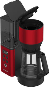 Digital espressomaskin med filter GRUNDIG KM8440, röd, 1000 W, 1,25 liter