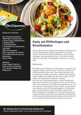 BioGourmet Pappardelle med vetegroddar - Ekologisk bred pasta för grytor och såser - med extra näringsämnen | 500 g ekologiskt och veganskt