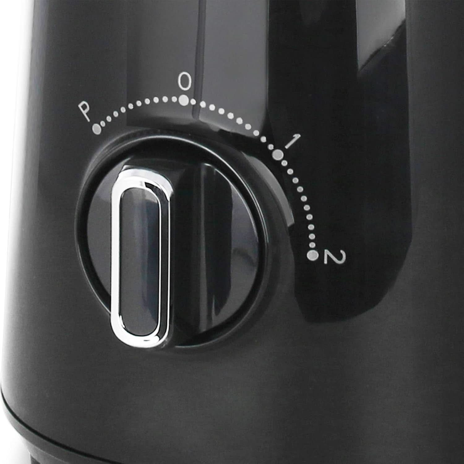 Emerio Standmixer BPA Frei Crush Ice Funktion 1.5L Behåller 2 Geschwindigkeiten + Pulse Funktion Messeinheit Aus Edelstahl Sicherheitsschalter Geschirrspülgeeignet 500 Watt BL-12816.8 Schwarz Bucatarie Naty Shop