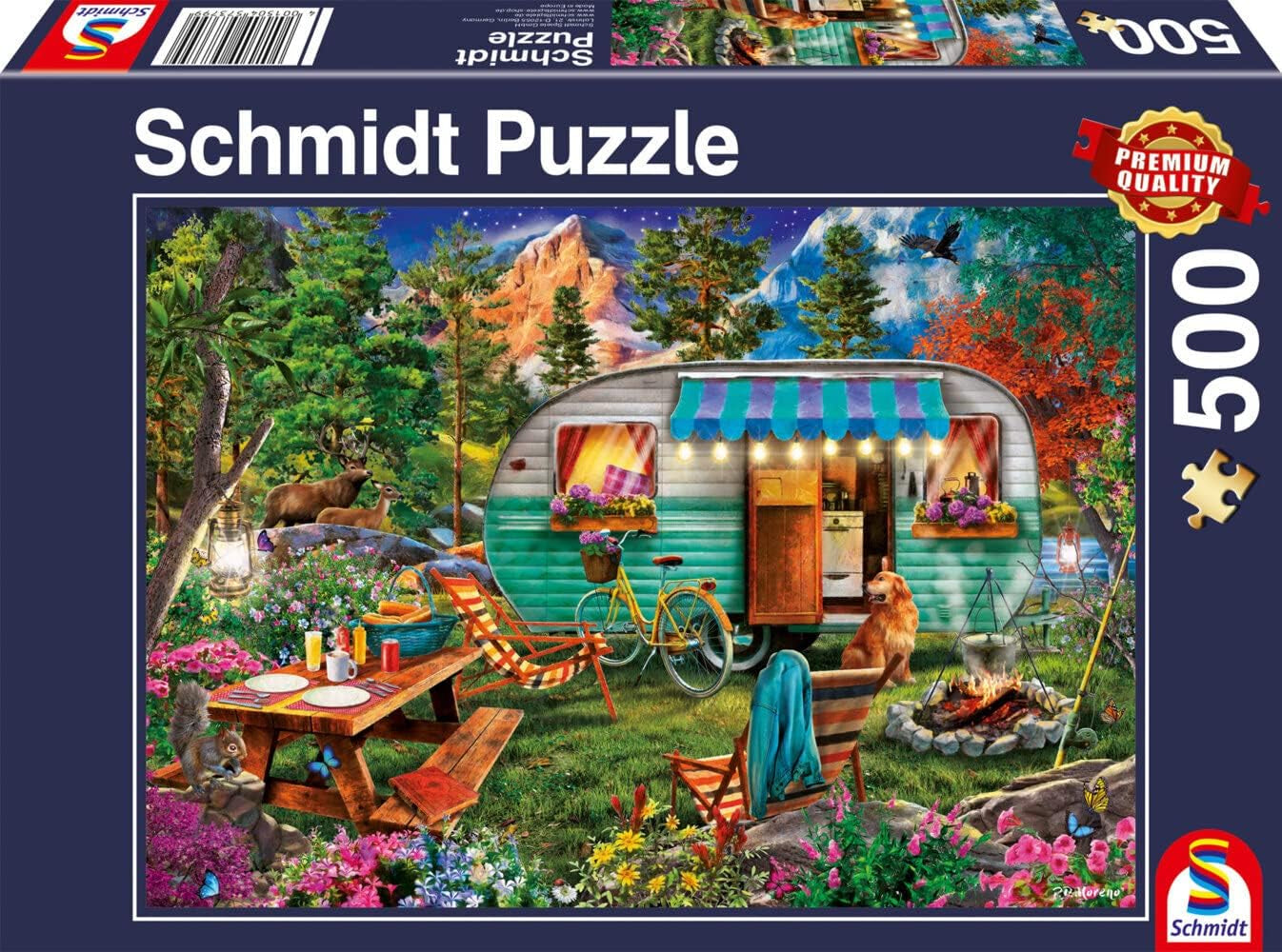 Schmidt Spiele 57379 Camper Romance, pussel 500 bitar Pussel Naty Shop Standardtitel
