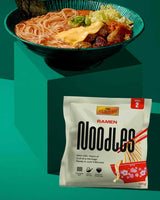 LEE KUM KEE Ramen Nudlar - Asiatisk ramen med en delikat och fin konsistens, klassikern för ramensoppor och wokrätter, halvtorra nudlar, två portioner per förpackning, 6 x 180g multipack