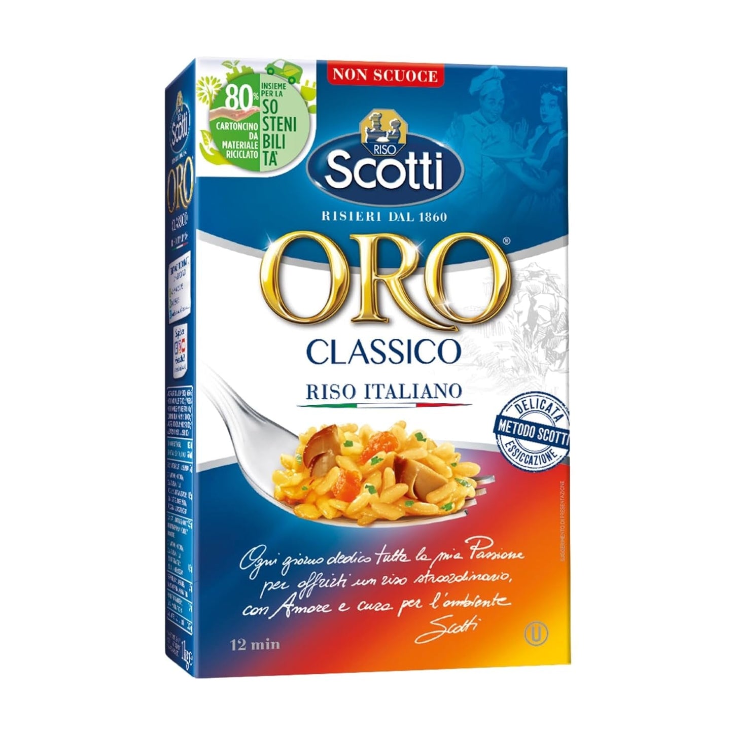 ORO Classico 1 kg italienskt förkokt ris