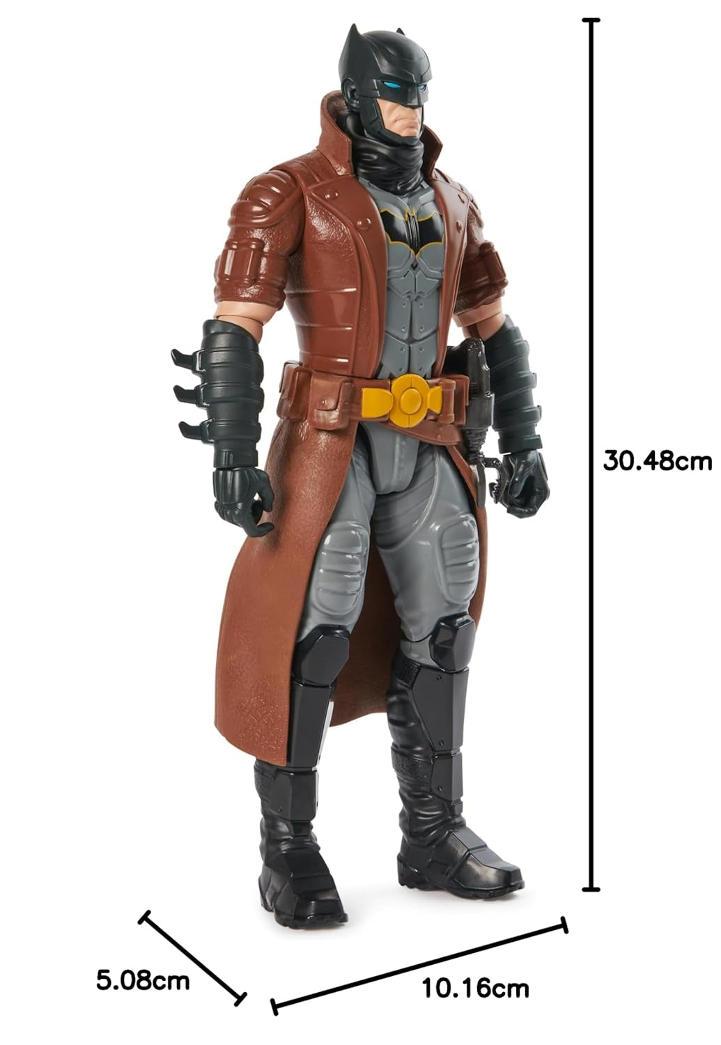 DC Comics Batman Actionfigur 30 cm lång Helt rörlig för spännande äventyr och actionfyllda stunts Leksak för barn från 3 år och uppåt Actionfigurer Naty Shop