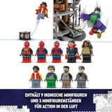 LEGO 76261 Marvel Spider-Man's Big Showdown, Spider-Man: No Way Home set med 3 minifigurer Peter Parker plus Green Goblin, Electro, Sandman, Ned, Doctor Strange och MJ, samlarmodell Byggset Besuche den LEGO-Store