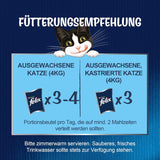 Felix Sensations Sauces Våtmat för katter, blandad fiskblandning, 6 st (6 x 12 påsar à 85g vardera)