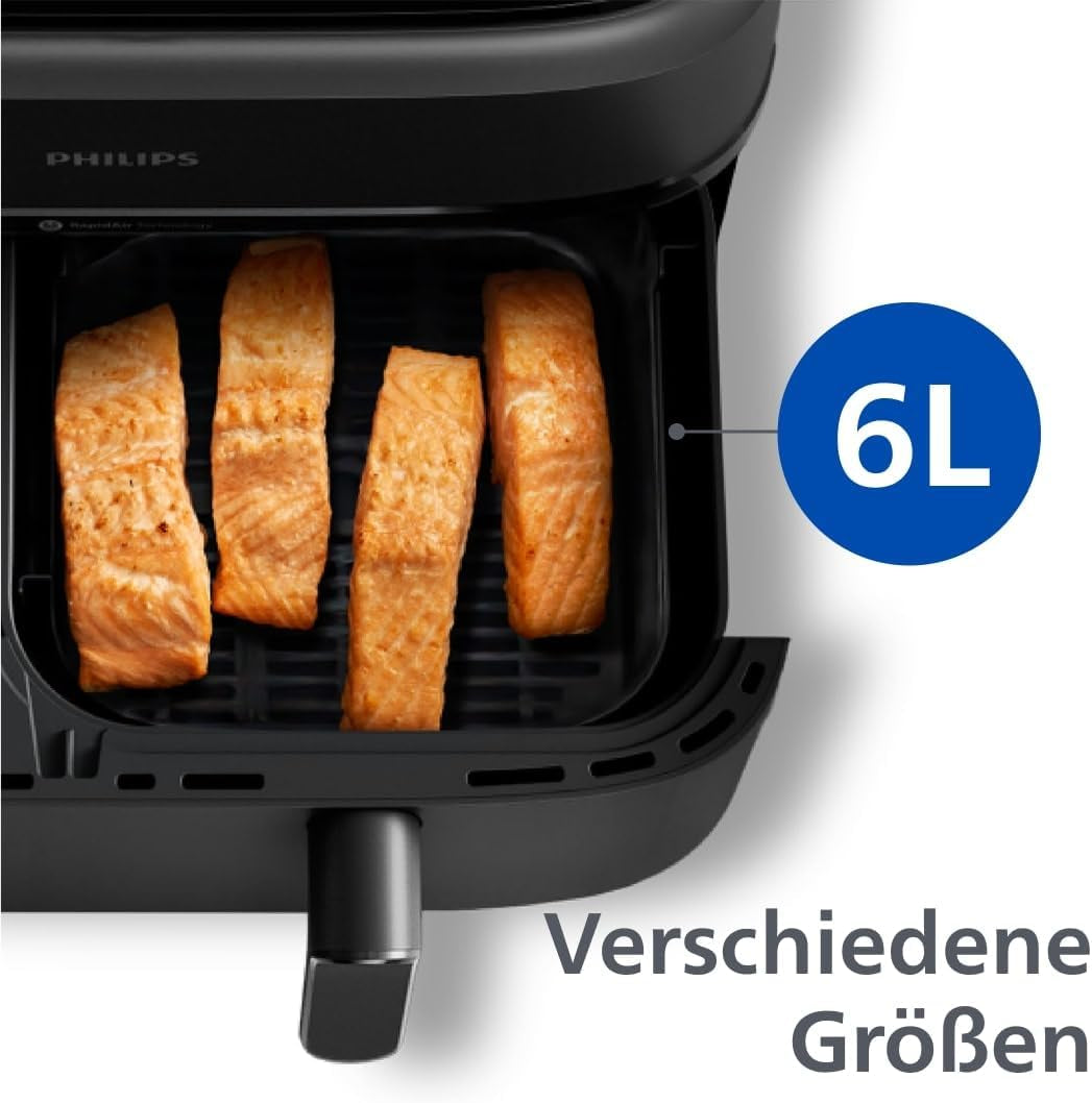 Philips Dual Basket Airfryer 3000-serien med frukostset, 9 liter, 2 lådor Hushållsapparater Naty Shop