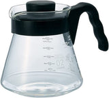 4977642019126 Karaff för servering av kaffe V60 700 ml VCS-02B, glas, färglös, 17,3 x 14,1 x 13 cm