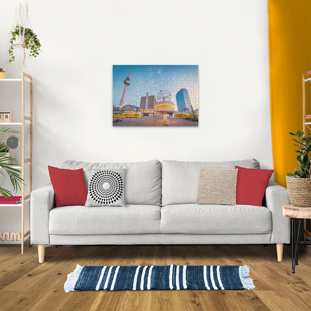Ravensburger Puzzle 12001424 - God morgon Berlin - Samling av 1000 bitar Pussel Tyskland För vuxna över 14 år Puzzle Naty Shop
