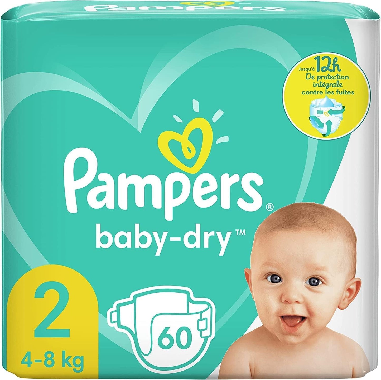Pampers (gammal version), trosor, storlek 4, 9 kg-15 kg, trepack (1 x 88 blöjor)