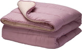 Pikolin Home - Vändbart täcke 300 G - Tvåfärgad nordisk fyllning - För säng 90 - bekväm, varm, andas, grön, 150 X 220 cm Täcken och täcken Naty Shop Violet Kudde 100/105 - 180 X 260 Cm