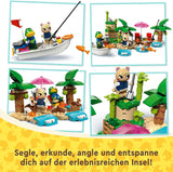 LEGO Animal Crossing Käptens Island Boat Tour, kreativ leksak för barn med 2 minifigurer från tv-spelsserien inklusive Huschke, present till flickor och pojkar från 6 år 77048 Byggset Besuche den LEGO-Store