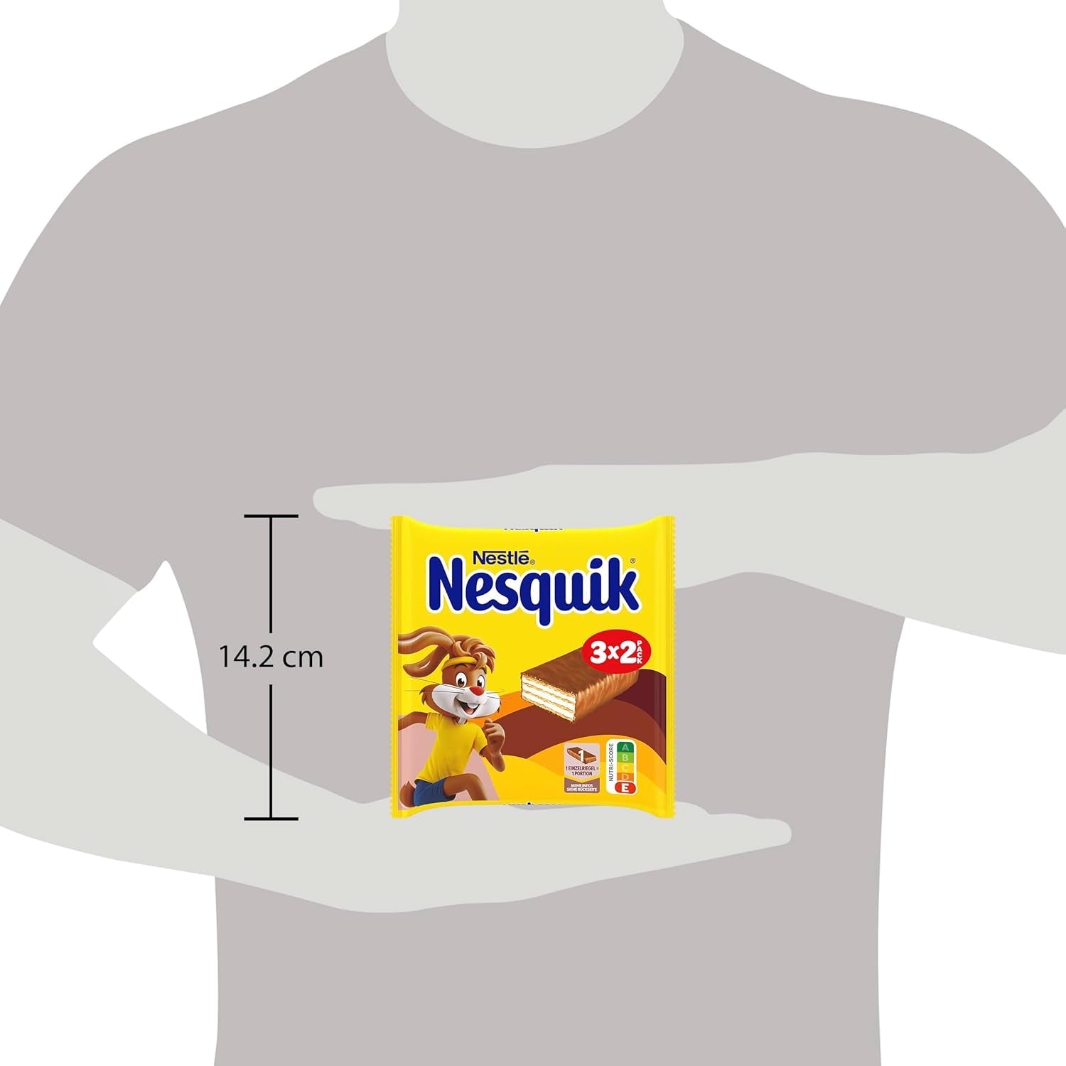 Nestlé Crunchy Waffle Delicious Milk Chocolate Waffle Bar Multipack 1 förpackning (3x26g styck)