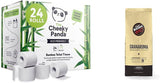 Handla Bulk Cheeky Panda Bamboo Toalettrullar och Pampers Harmony Aqua Baby våtservetter Box, 720 våtservetter (15 x 48), skonsamt hudskydd med 99 % vatten